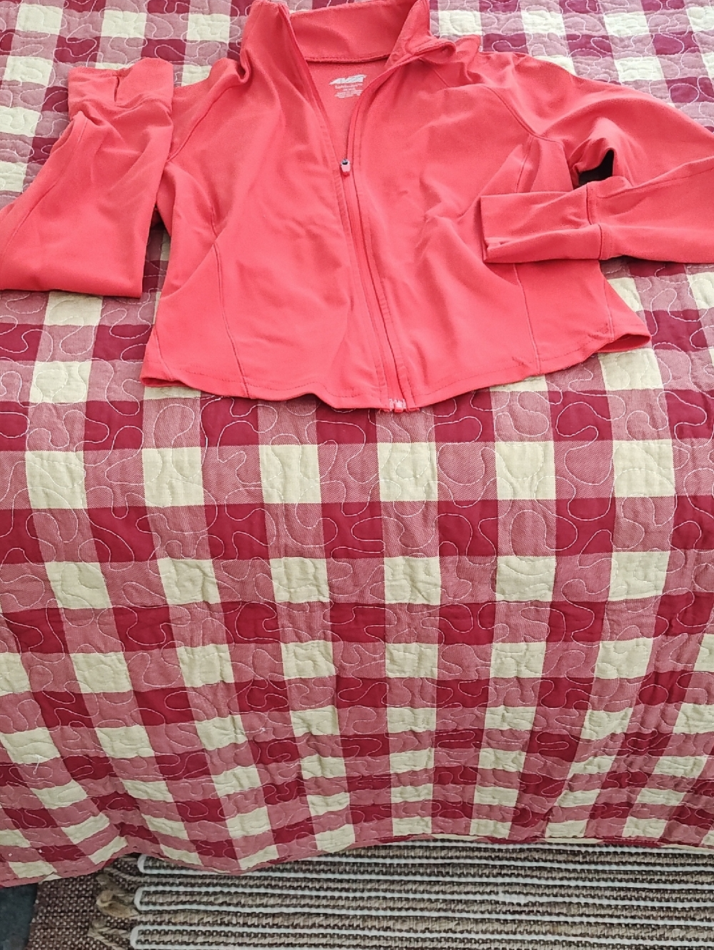 Coral Zip-Front Women's Jacket